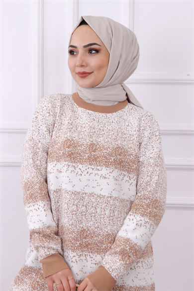 Kar Desenli Tunik
