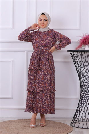 Kat Kat Çiçekli Elbise