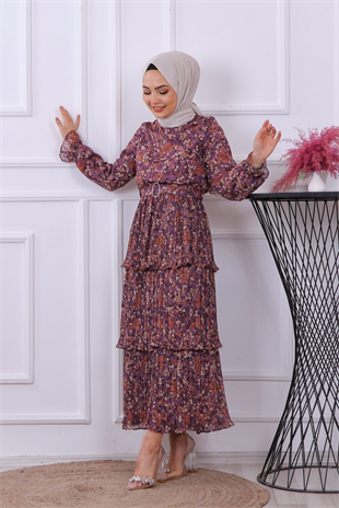 Kat Kat Çiçekli Elbise