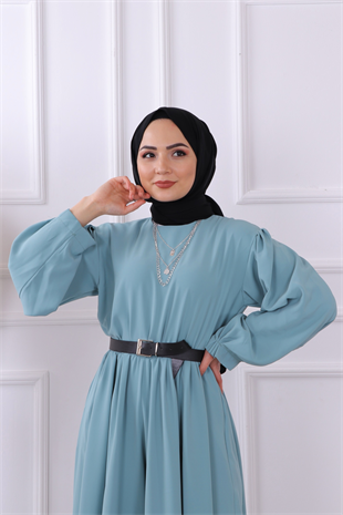 Kemerli Tulum Mint Yeşili