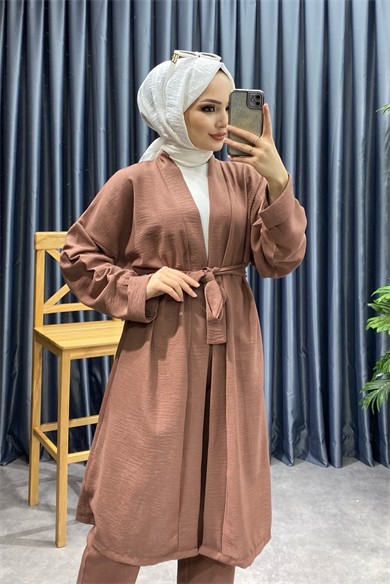 Kimonolu Keten Takım
