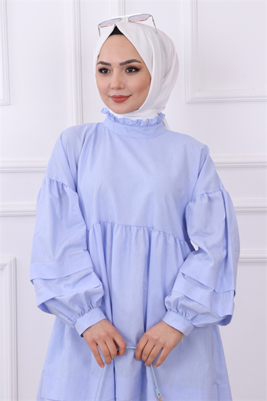 Kolu Kat Kat Tunik Bebe Mavisi