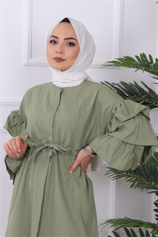 Kolu Kat Kat Tunik Yeşil
