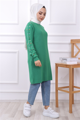 Kuş Gözlü Tunik Yeşil