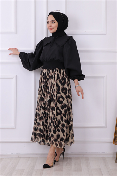 Leopar Desen Etek