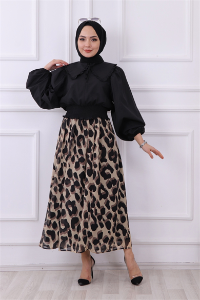 Leopar Desen Etek