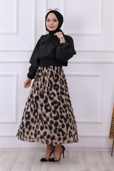 Leopar Desen Etek