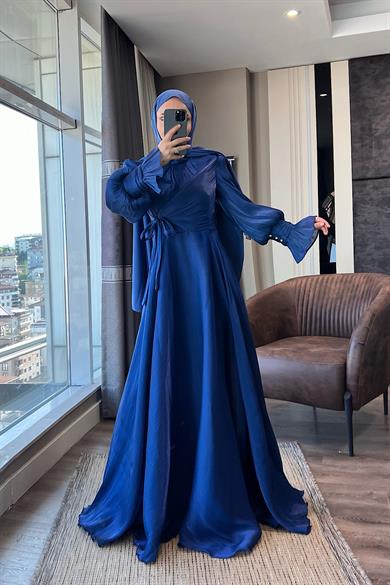 Önü Bağlamalı Elbise 