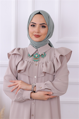 Önü Fırfırlı Takım Taş
