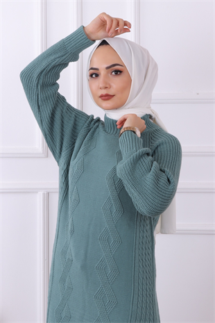 Önü Yürütmeli Triko Tunik