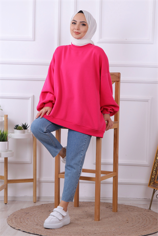 Oversize Balon Kol Tunik