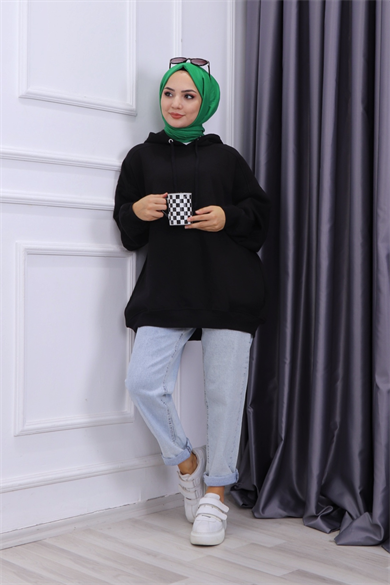 Oversize Sweat Siyah