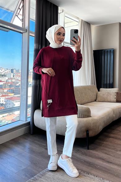 Oysho Tunik Bordo