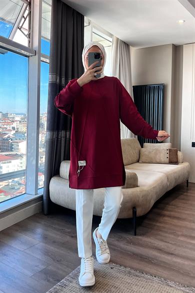 Oysho Tunik Bordo