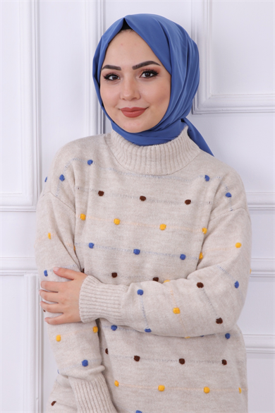 Ponponlu Tunik Taş