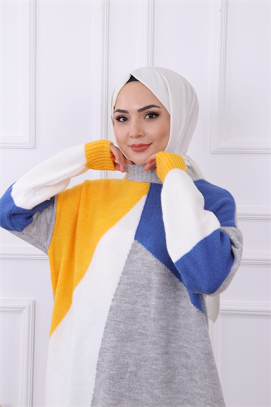Renk Geçişli Triko Tunik