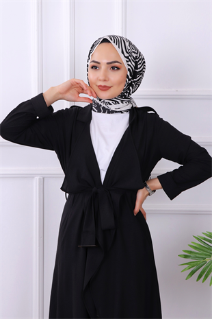 Şal Yaka Kap Siyah