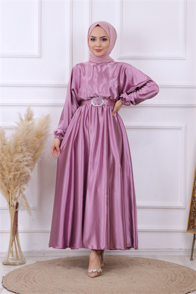 Saten Elbise Gül Kurusu