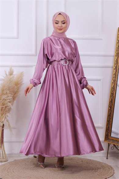 Saten Elbise Gül Kurusu