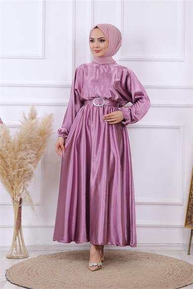 Saten Elbise Gül Kurusu