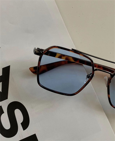 Serre Gözlük Leopar Mavi