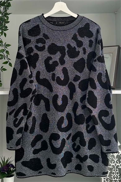 Simli Zebra Tunik