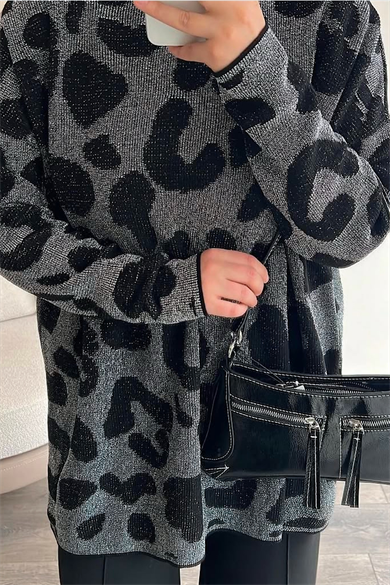 Simli Zebra Tunik