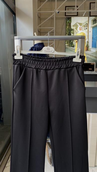 Skuba Bol Paça Pantolon Siyah  