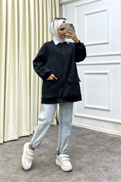 Skuba Ceket Siyah