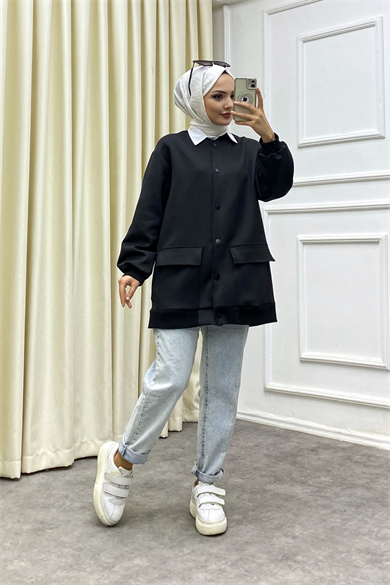 Skuba Ceket Siyah