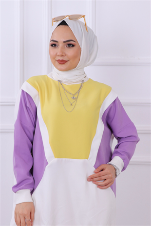 Takım Mor Sarı Renkli