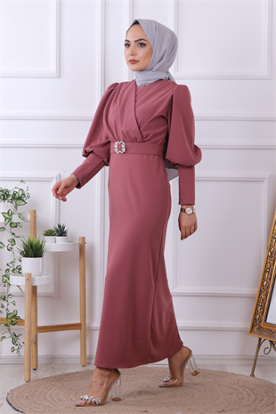 Tokalı Kalem Elbise