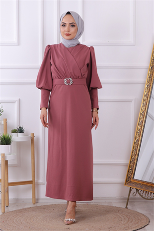 Tokalı Kalem Elbise