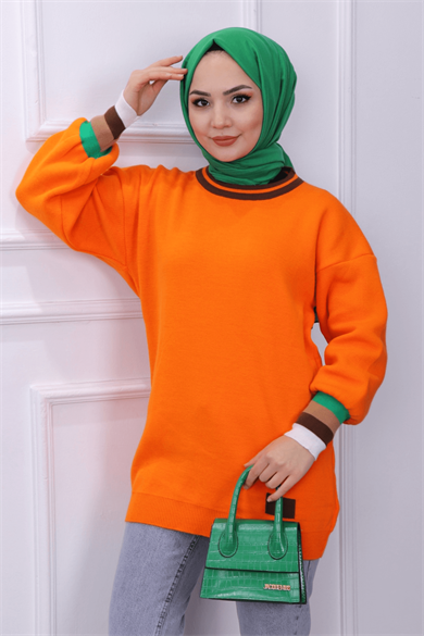 Triko Tunik Turuncu