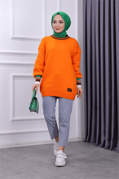 Triko Tunik Turuncu