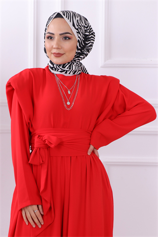 Tulum Görünümlü Takım Kırmızı