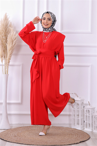 Tulum Görünümlü Takım Kırmızı