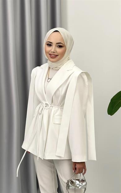 Vera Ceket Beyaz
