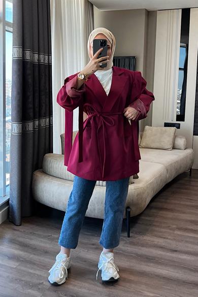 Vera Ceket Bordo