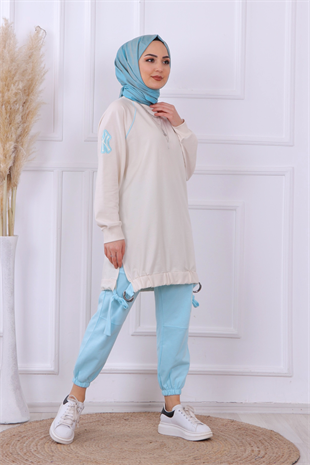 W Detaylı Takım Yeşil