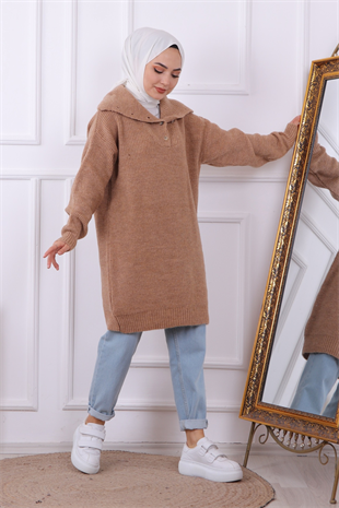 Yaka Detaylı Tunik 