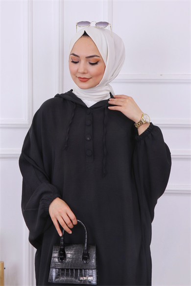Yarasa Kol Tunik Siyah