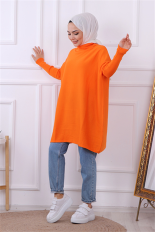 Yarasa Kol Tunik Turuncu