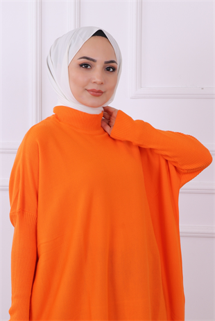 Yarasa Kol Tunik Turuncu