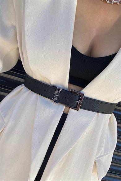 Ysl Deri Kemer Siyah