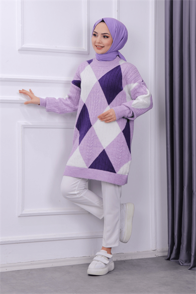 Yumoş Tunik Lila