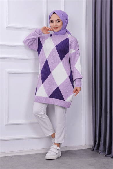 Yumoş Tunik Lila