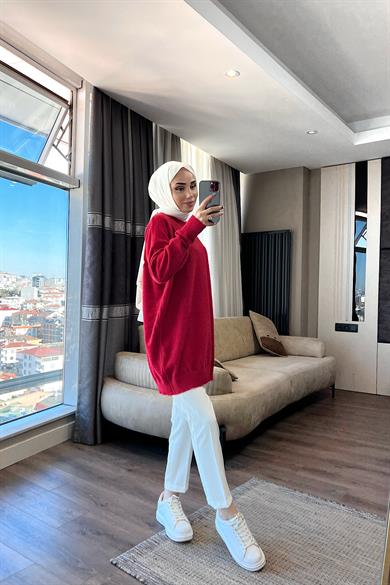 Yumoş Tunik Kırmızı