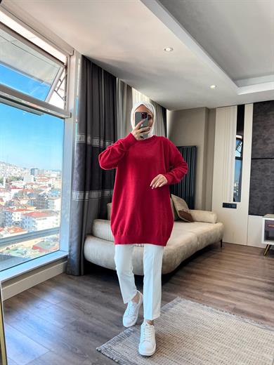 Yumoş Tunik Kırmızı