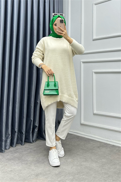Yumoş Tunik Krem